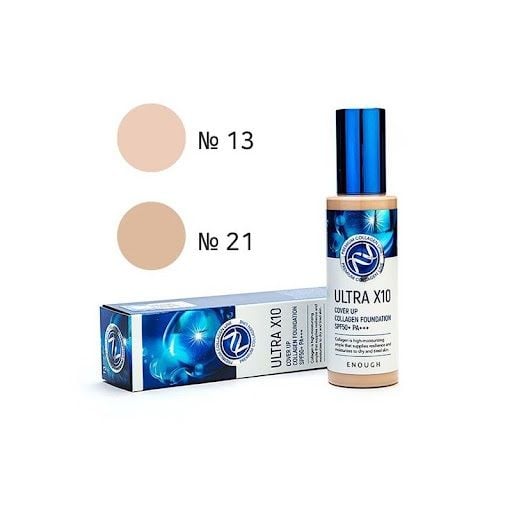 Kem Nền Collagen ENOUGH Moisture Foundation SPF15 100ml