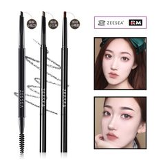 Chì Kẻ Mày 3D Đầu Ngang Zeesea Chống Thấm Nước Smart Eyebrow Pencil Waterproof