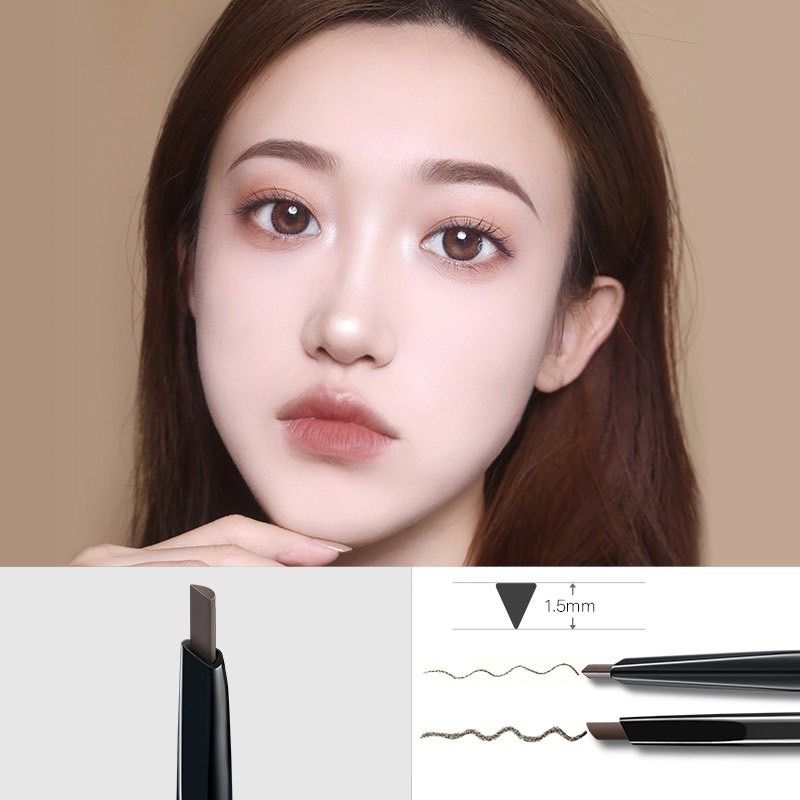 Chì Kẻ Mày 3D Đầu Ngang Zeesea Chống Thấm Nước Smart Eyebrow Pencil Waterproof