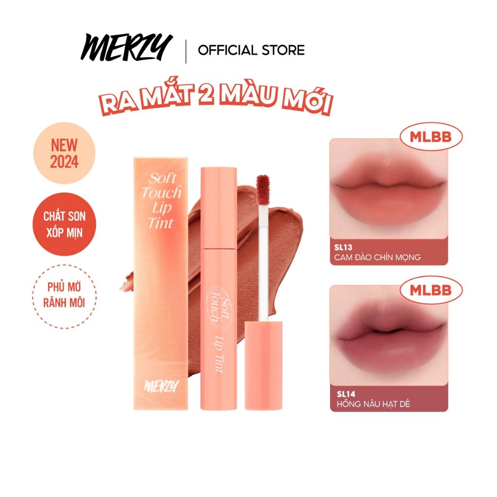 Son Kem Lì Merzy Soft Touch Lip Tint