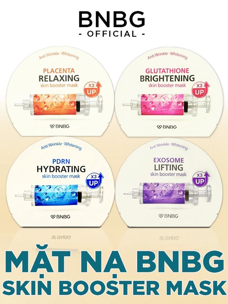 Mặt Nạ Cấp Ẩm, Hỗ Trợ Dưỡng Trắng, Phục Hồi Da Chuyên Sâu BNBG Skin Booster Mask 30ml