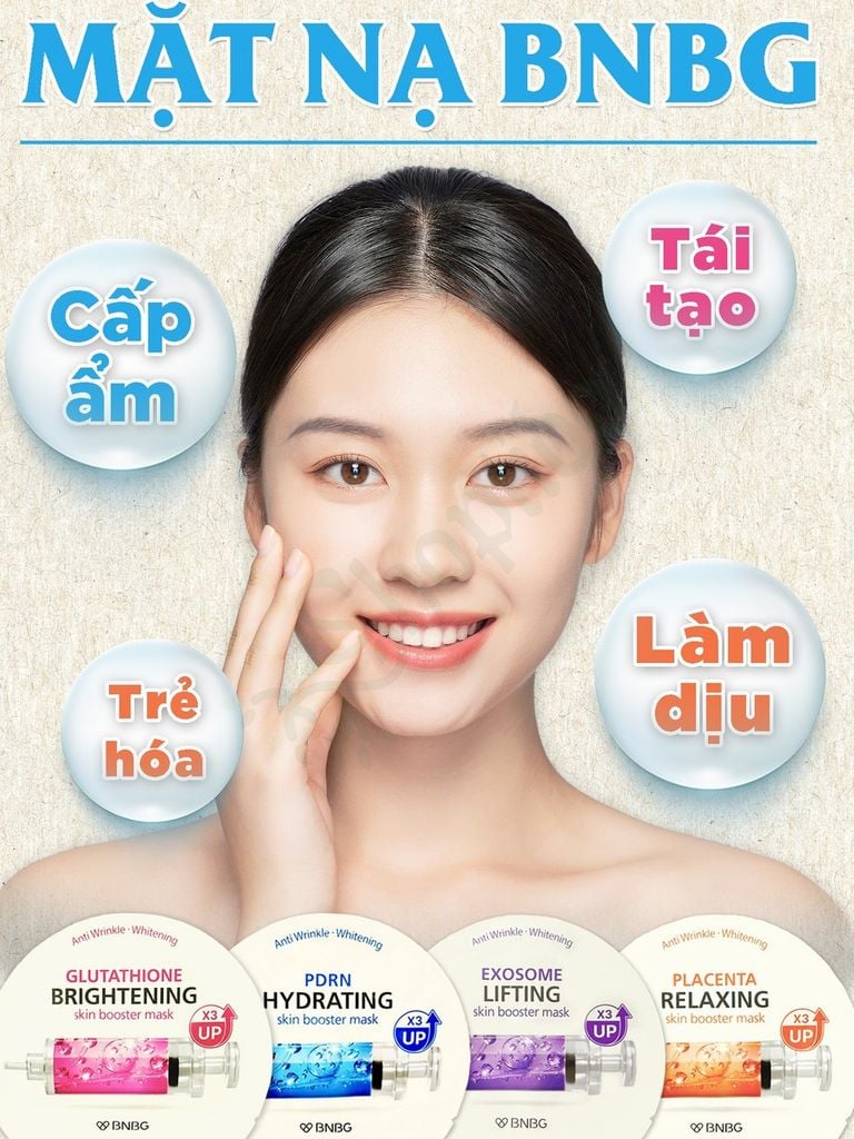 Mặt Nạ Cấp Ẩm, Hỗ Trợ Dưỡng Trắng, Phục Hồi Da Chuyên Sâu BNBG Skin Booster Mask 30ml