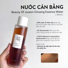 Nước hoa hồng Beauty Of Joseon Ginseng Essence Water 150ml