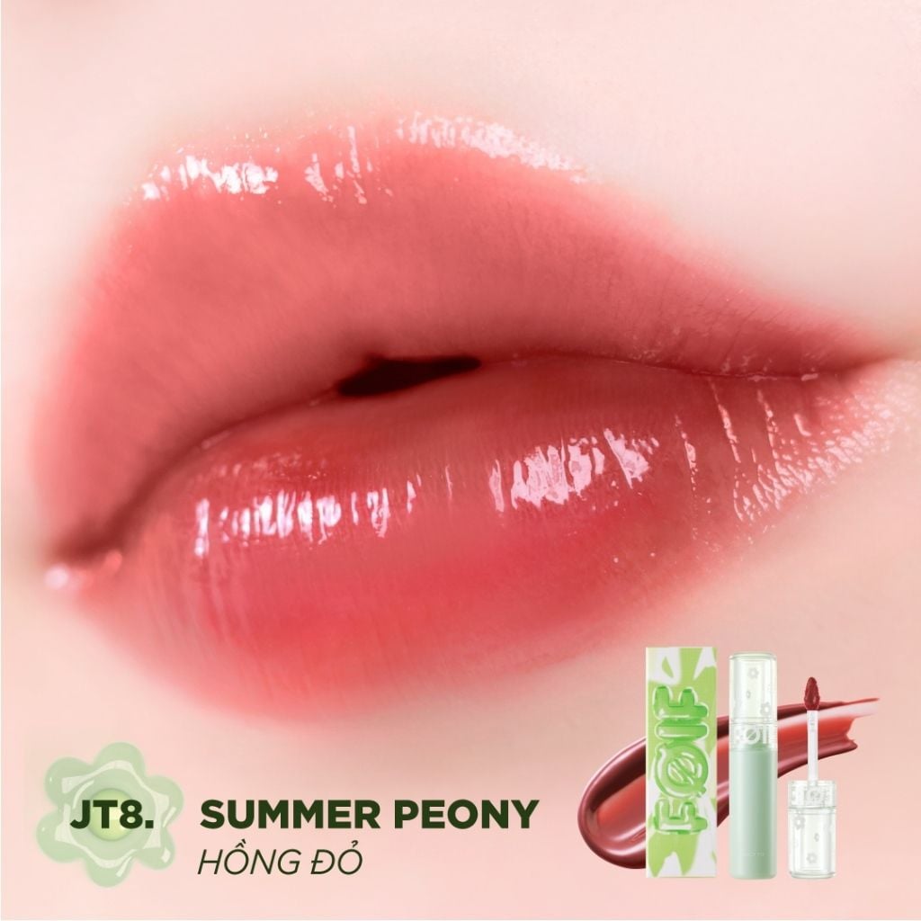 Son Tint Bóng Thuần Chay, Ẩm Mọng, Bền Màu FOIF Juicy Fit Tint 3g