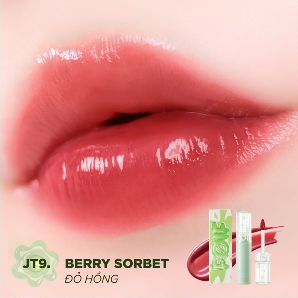 Son Tint Bóng Thuần Chay, Ẩm Mọng, Bền Màu FOIF Juicy Fit Tint 3g
