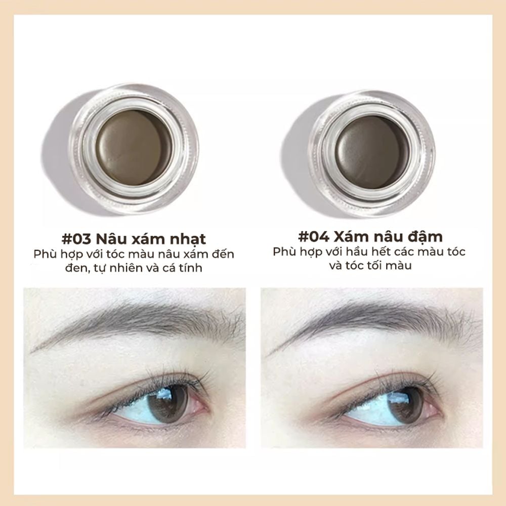 Gel Kẻ Mày Chống Thấm Nước Judydoll Long Lasting Frame