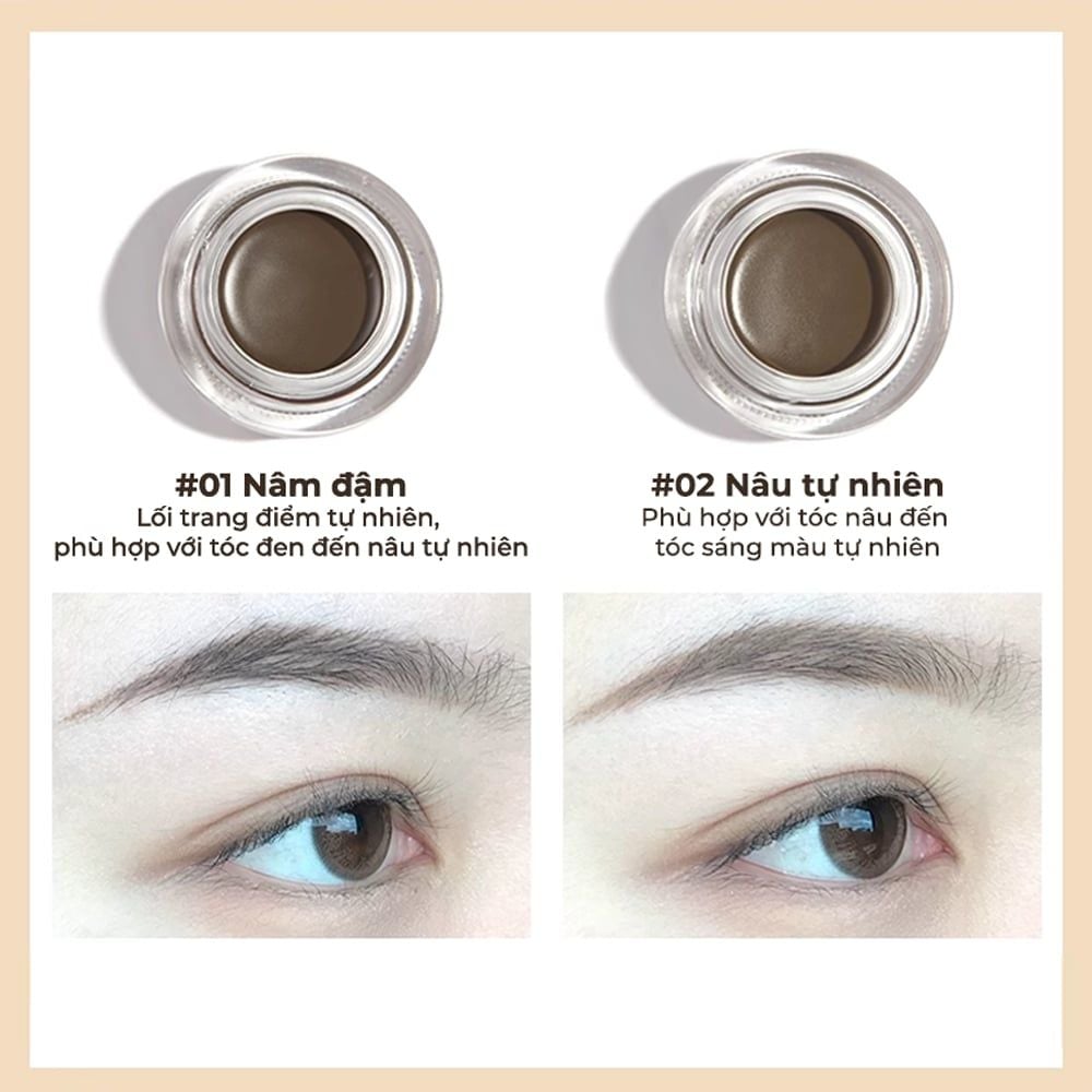Gel Kẻ Mày Chống Thấm Nước Judydoll Long Lasting Frame