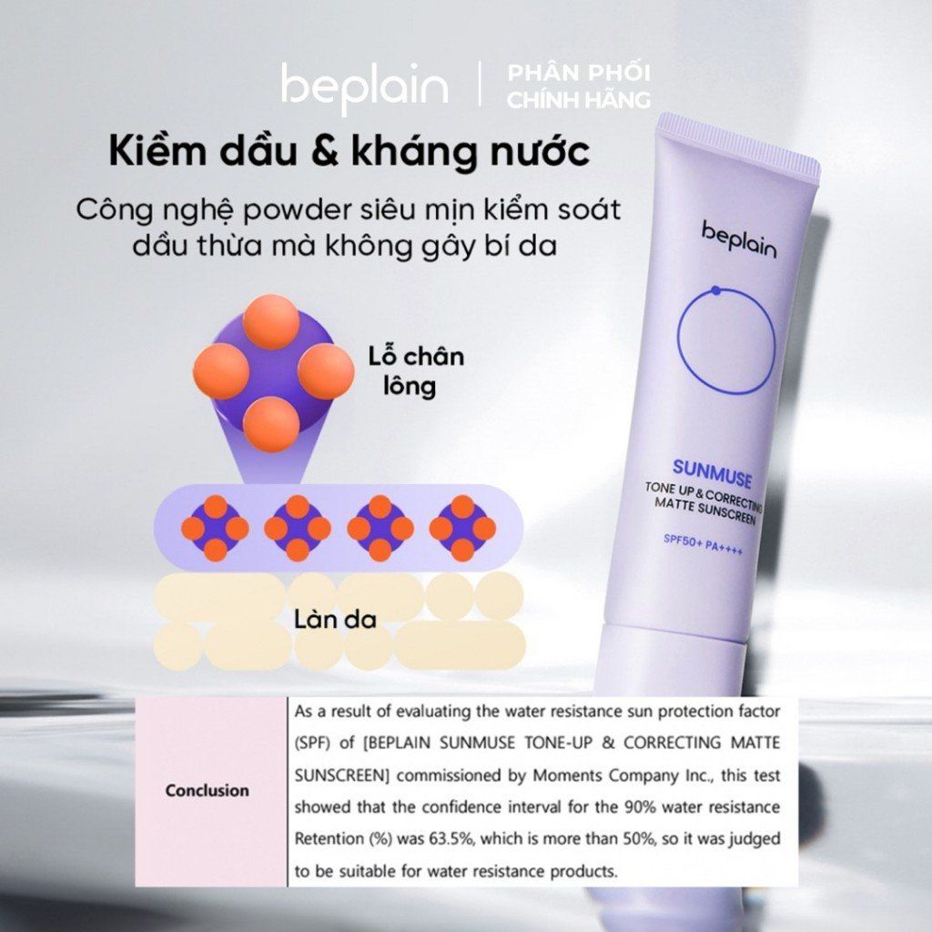Kem Chống Nắng Beplain Sunmuse Sunscreen SPF50+ PA++++ 50ml