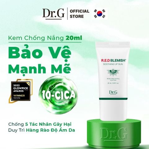 Kem Chống Nắng Cho Da Mụn Nhạy Cảm Dr.G R.E.D Blemish Soothing Up Sun SPF50+ PA++++ 20ml