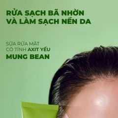 Sữa Rửa Mặt Chiết Xuất Đậu Xanh Cân Bằng Độ pH Beplain Mung Bean pH-Balanced Cleansing Foam