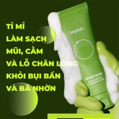 Sữa Rửa Mặt Chiết Xuất Đậu Xanh Cân Bằng Độ pH Beplain Mung Bean pH-Balanced Cleansing Foam