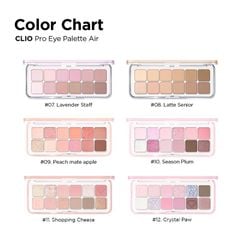 Bảng Phấn Mắt 12 Ô Clio Pro Eye Palette Air 7.2g