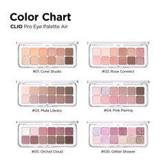 Bảng Phấn Mắt 12 Ô Clio Pro Eye Palette Air 7.2g