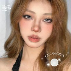 Lens Thời trang DOUYIN (cặp) - Ocean Gray - 0 độ đến 3 độ