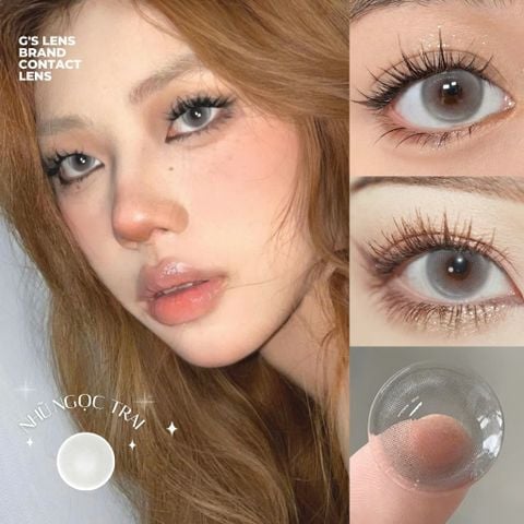 Lens Thời trang DOUYIN (cặp) - Ocean Gray - 0 độ đến 3 độ
