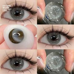 Lens Thời trang DOUYIN (cặp) - Ocean Gray - 0 độ đến 3 độ