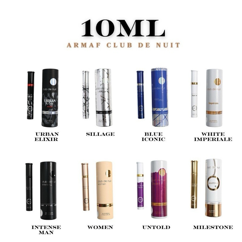 Nước Hoa Nữ Armaf Club De Nuit EDP 10ml