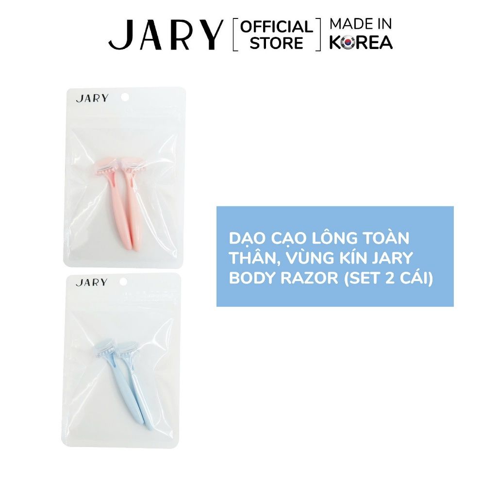 Set 2 Dao Cạo Lông Toàn Thân Jary Body Razor Nhiều Màu