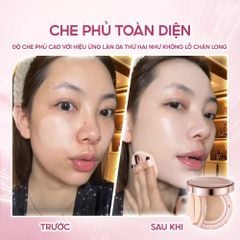 Phấn Nước Kiềm Dầu Mịn Lì HEXZE Long Lasting Cushion (tặng kèm 1 Lõi)