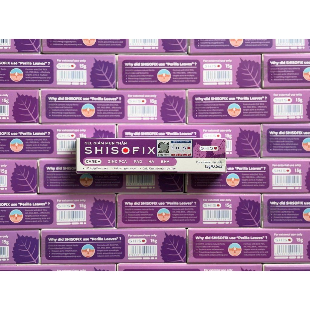 Gel Hỗ Trợ Giảm Mụn Thâm, Hỗ Trợ Mờ Thâm Do Mụn SHISOFIX 15g