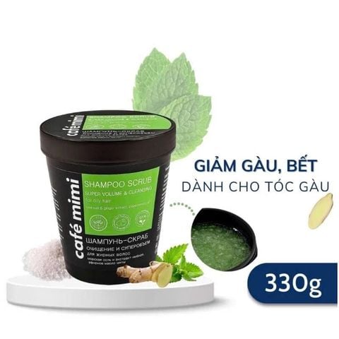 Dầu Gội Tẩy Tế Bào Chết Café Mimi Shampoo Scrub