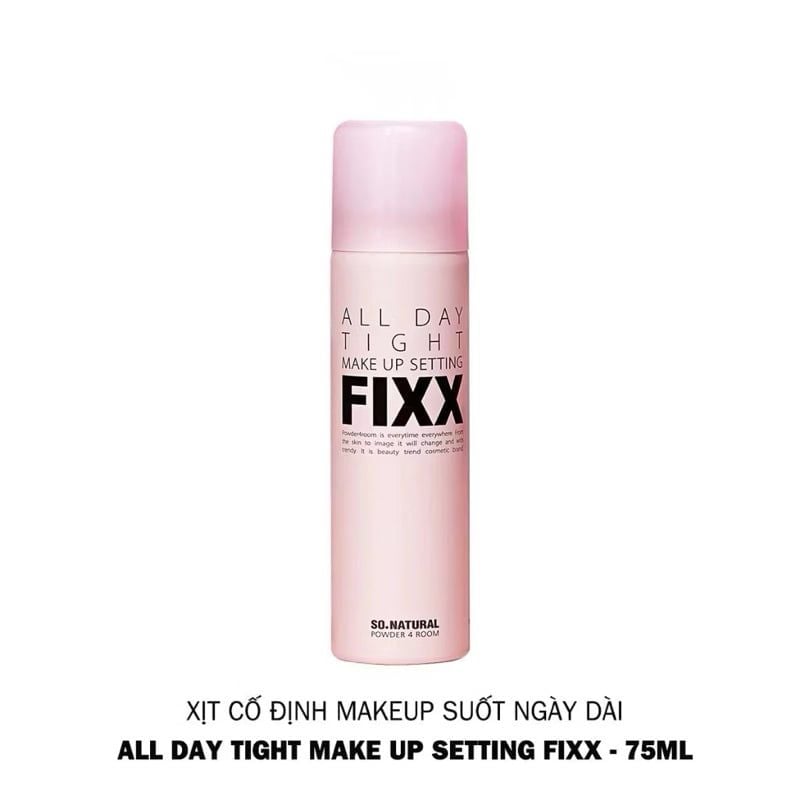 Xịt khóa nền makeup Toàn Diện So Natural Fixx