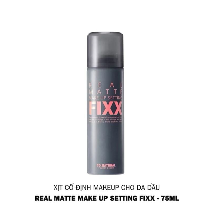 Xịt khóa nền makeup Toàn Diện So Natural Fixx