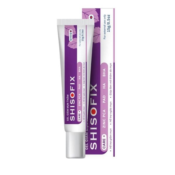 Gel Hỗ Trợ Giảm Mụn Thâm, Hỗ Trợ Mờ Thâm Do Mụn SHISOFIX 15g