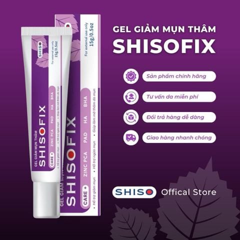 Gel Hỗ Trợ Giảm Mụn Thâm, Hỗ Trợ Mờ Thâm Do Mụn SHISOFIX 15g