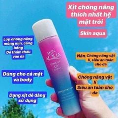 Xịt Chống Nắng Skin Aqua Tone Up UV Spray SPF50+ PA++++ 70g