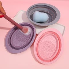 Chậu Làm Sạch Cọ Trang Điểm Bằng Silicone Jary