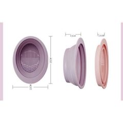 Chậu Làm Sạch Cọ Trang Điểm Bằng Silicone Jary
