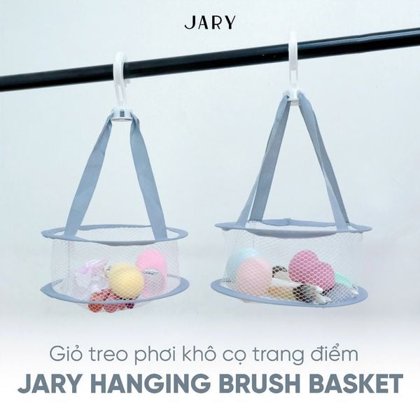 Giỏ Treo Phơi Khô Cọ Trang Điểm Jary