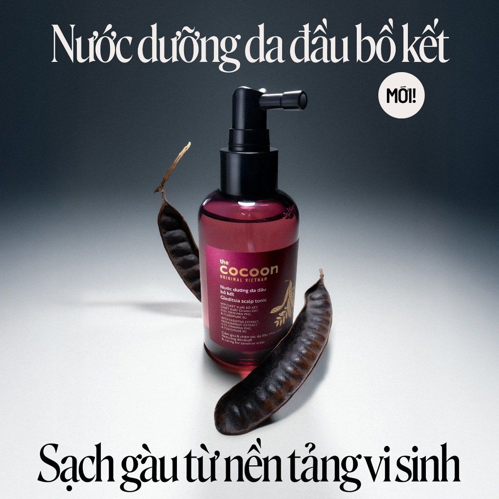 Nước Dưỡng Tóc Cocoon Bồ Kết Giảm Gàu Cho Da Đầu Nhạy Cảm