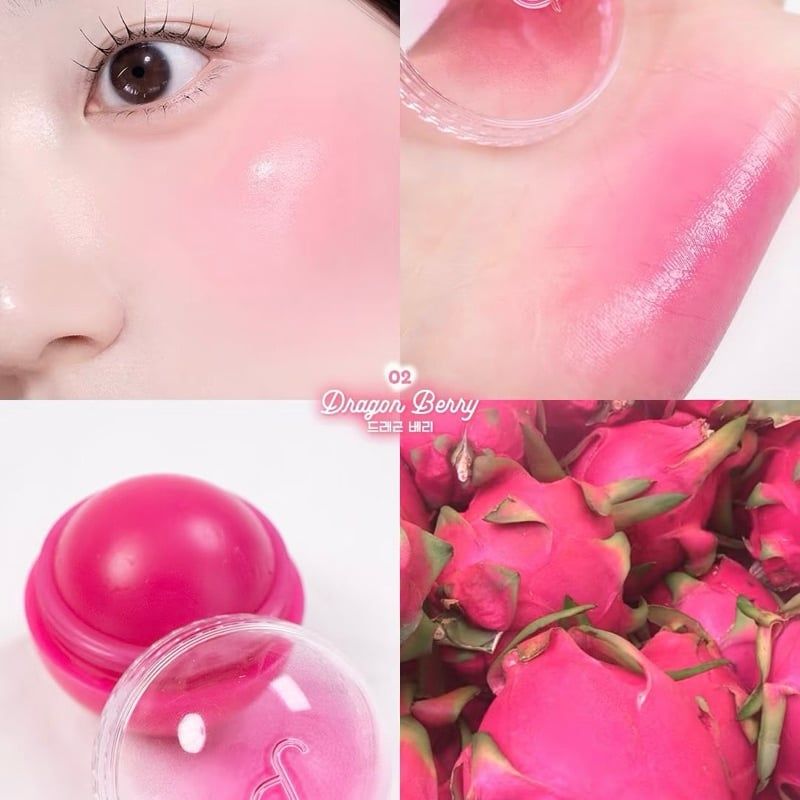 Má hồng kem quả trứng Romand Juicy Roll Cheek