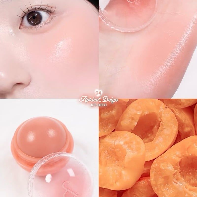 Má hồng kem quả trứng Romand Juicy Roll Cheek