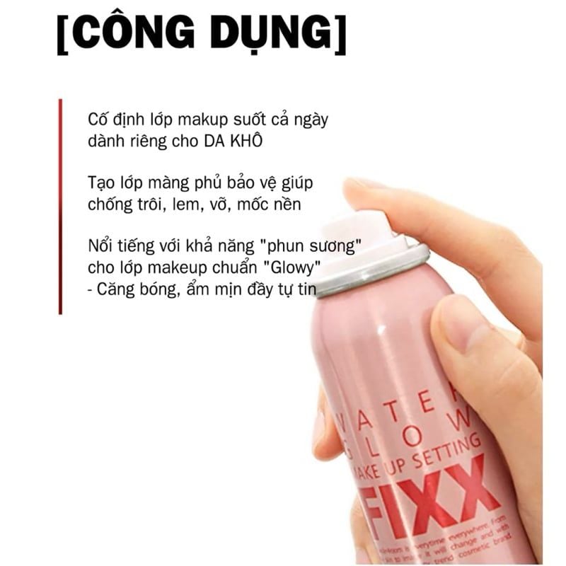 Xịt khóa nền makeup Toàn Diện So Natural Fixx