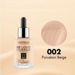 Kem Nền Mỏng Nhẹ, Tự Nhiên Che Phủ 24H Catrice HD Liquid Coverage Foundation 30ml