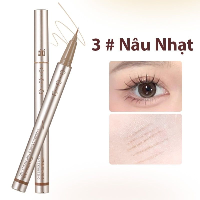 Bút kẻ mắt XIXI mềm mại nét mảnh lâu trôi Line Eyeliner As You Please