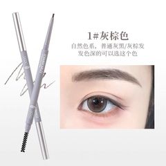 Chì kẻ mày hai đầu XIXI tự nhiên Three Dimensional Drawing Mist Eyebrow Pencil D835 XIX191