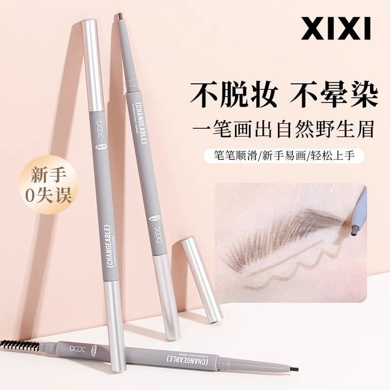 Chì kẻ mày hai đầu XIXI tự nhiên Three Dimensional Drawing Mist Eyebrow Pencil D835 XIX191