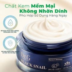 Kem Dưỡng Ốc Sên, Chống Lão Hóa DR.G Black Snail Cream 50ml
