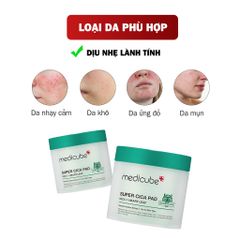 Toner Pad Làm Dịu Da Nhạy Cảm Medicube Super Cica Pad 150g
