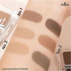 Bột Tán Chân Mày Odbo Tone Tự Nhiên Duo Brow Powder