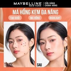 Má Hồng Kem Căng Mọng, Bền Màu Maybelline Sunkisser Blush