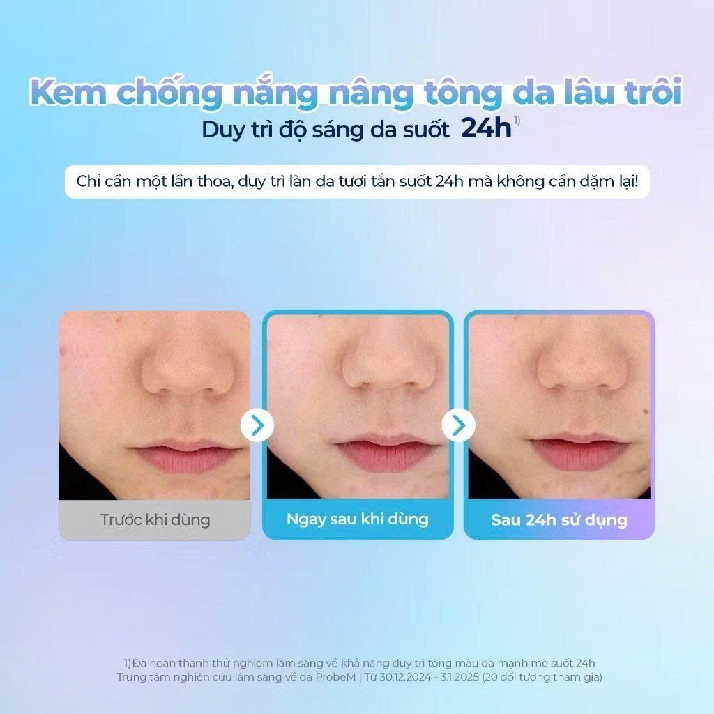 Kem chống nắng Torriden Dive In Tone Up Sun Cream Purple SPF50 60ml (TÍM)