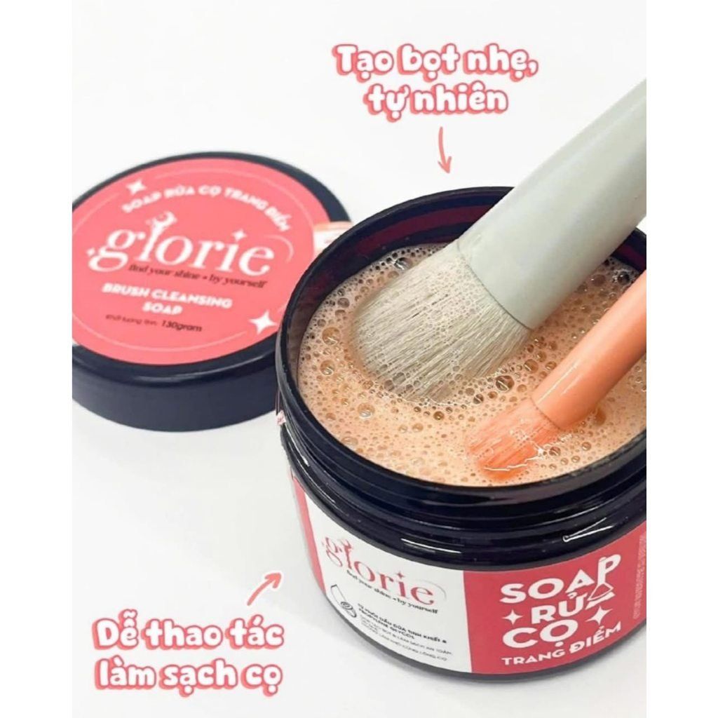Soap Rửa Cọ Trang Điểm Glorie Brush Cleansing Soap