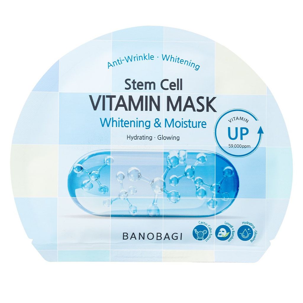Mặt Nạ Dưỡng Sáng, Hỗ Trợ Nâng Cơ Banobagi Stem Cell Vitamin Mask 30g