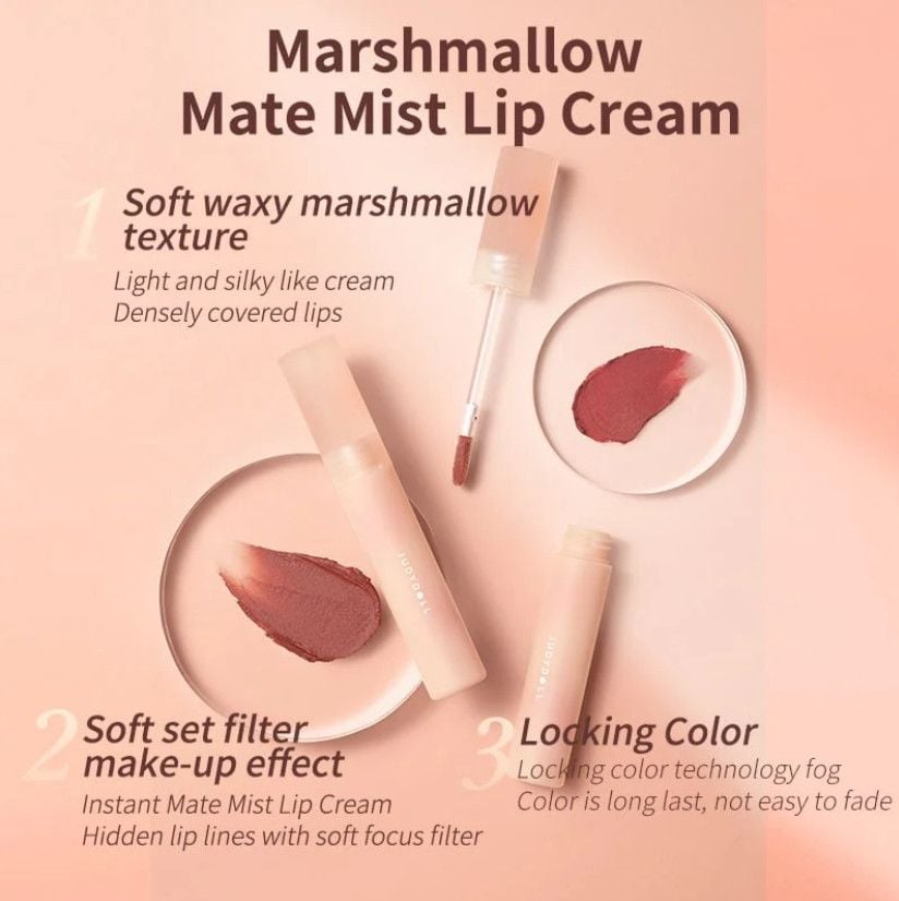 Son Môi Màu Judydoll Long Lasting Soft Matte Lip Cream