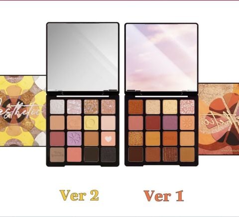 Bảng Phấn Mắt 16 Ô Lemonade Aesthetic Eyeshadow Palette